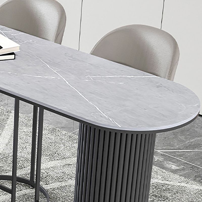 Stone Bar Table Modern Style Bistro Pub Table for Dining Room