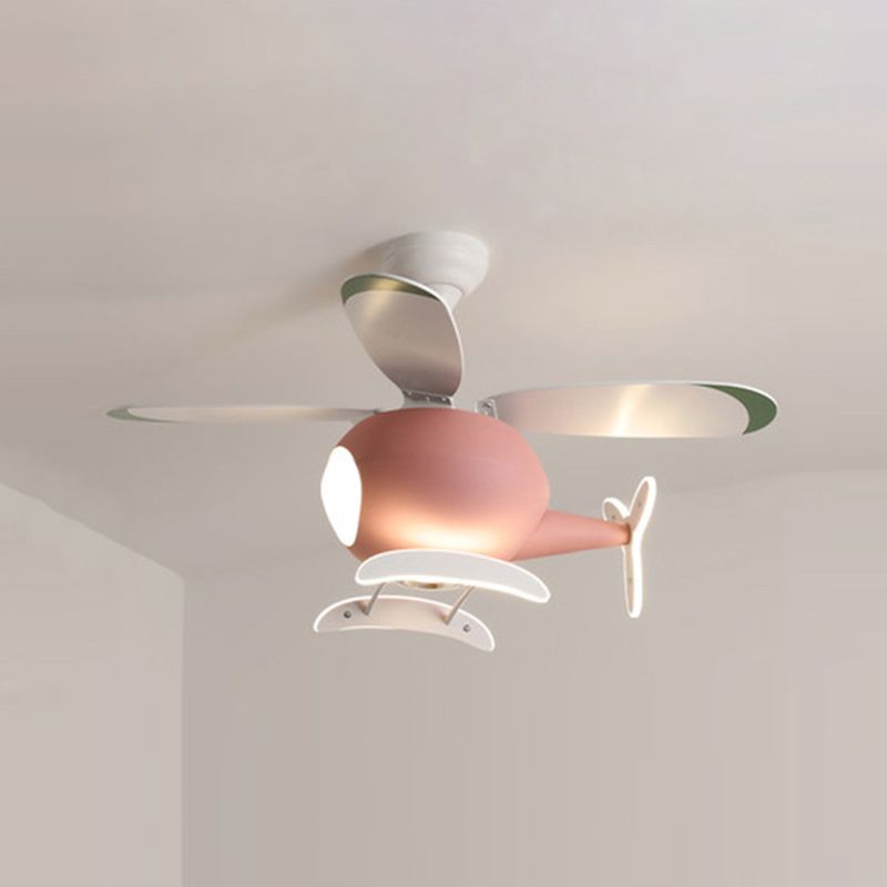 Modern Style Ceiling Fan Lamp Metal Multi Light Ceiling Fan Lighting for Children's Room