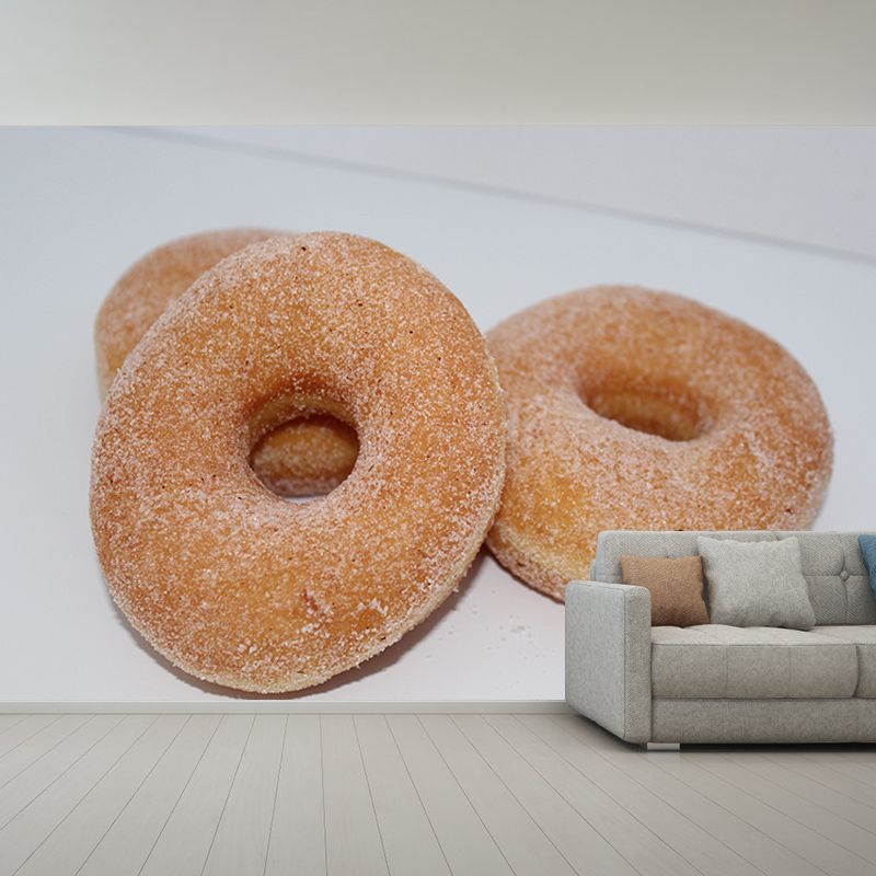 Delicious Dessert Mural Wallpaper Contemporary Wall Covering for Cake Shop