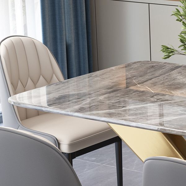 Dining Room Dinner Kitchen Table Pedestal Stone Dining Table