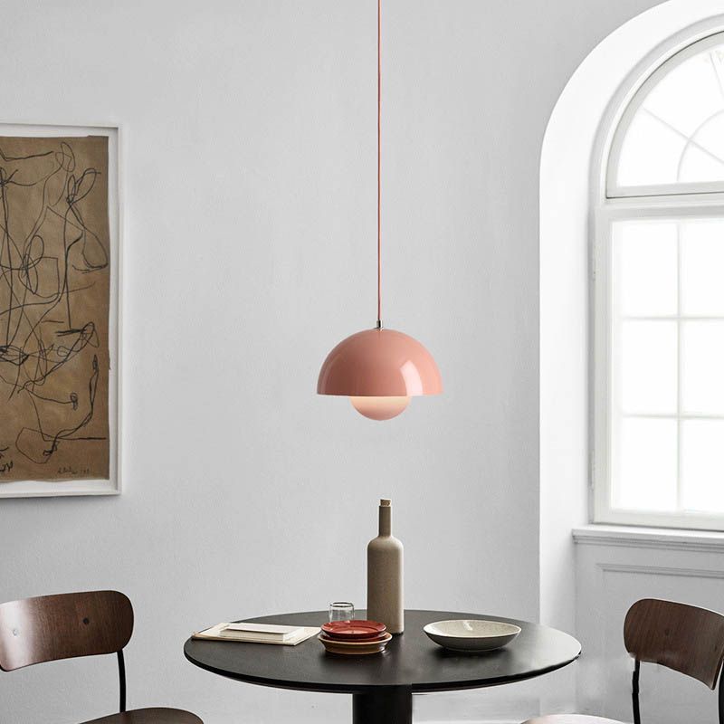 Modern Luce di lusso a pendente singolo Light Globe in ferro battuto Lampada sospesa per sala da pranzo