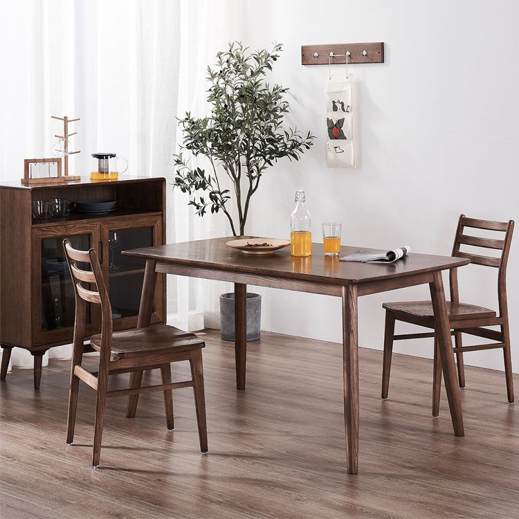 Solid Wood Dining Room Table Contemporary Style 4-foot Dining Site Table