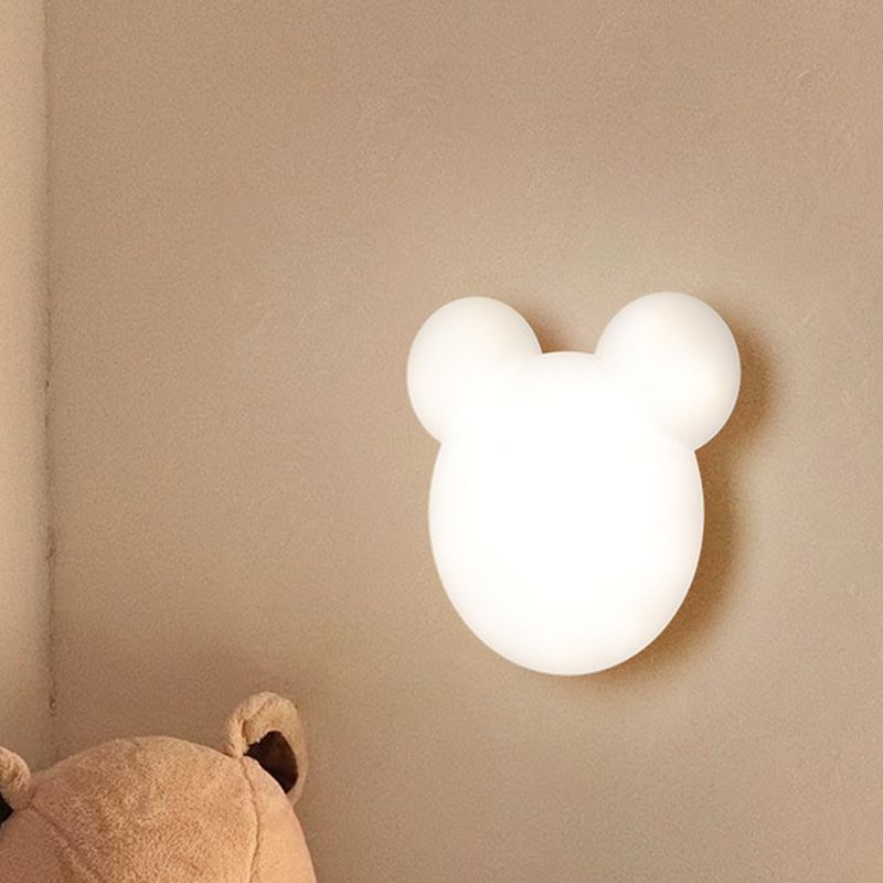 Modern Bear Shape Wall Light Sconces 1 Light Wall Lighting Fixtures for Dining Room