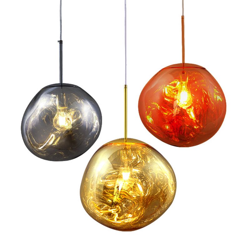 1 Light PVC Pendant Ceiling Lights Modern Pendulum Hanging Pendant Lights for Dining Room