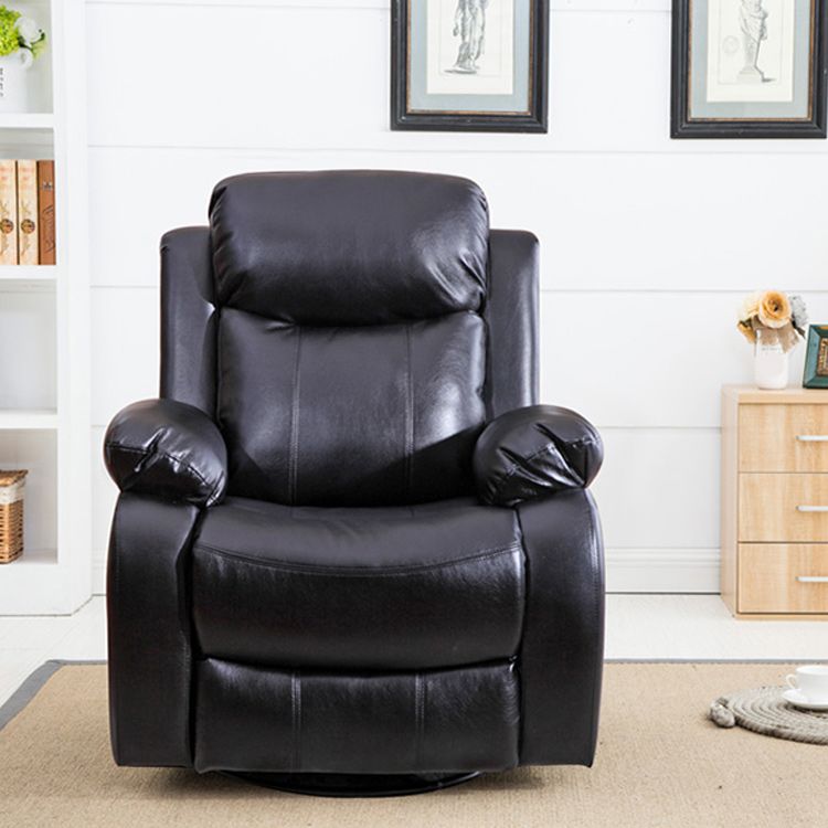 Leather Standard Recliner Modern Style Recliner Chairs for Home