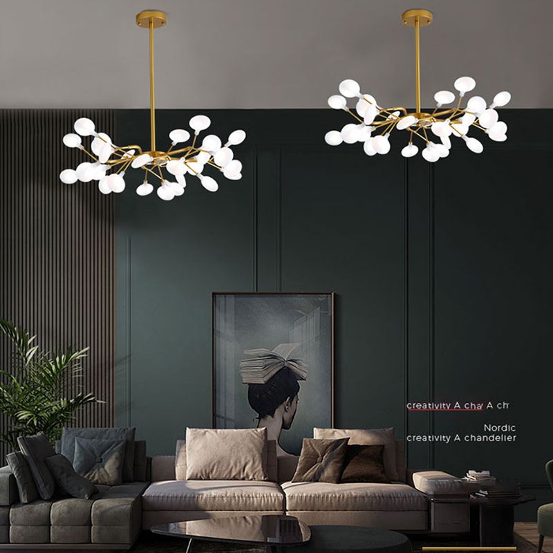 Rami di metallo lampadario lampadario a sospensione Light Style lampadario lampadario per camera da letto