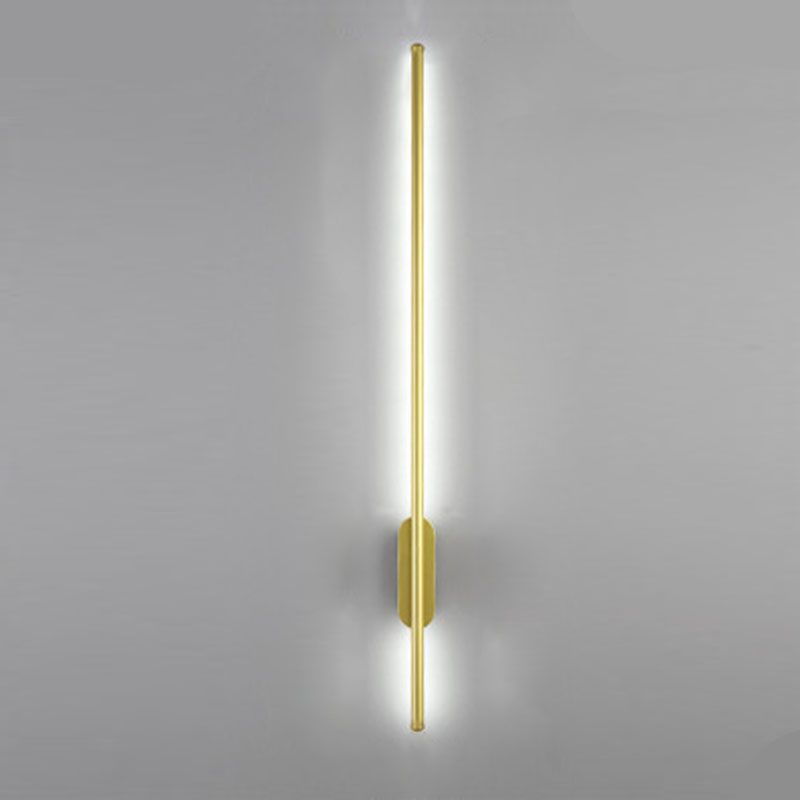 Acconde da parete da parete lineare a 1 illuminazione a 1 luce in oro