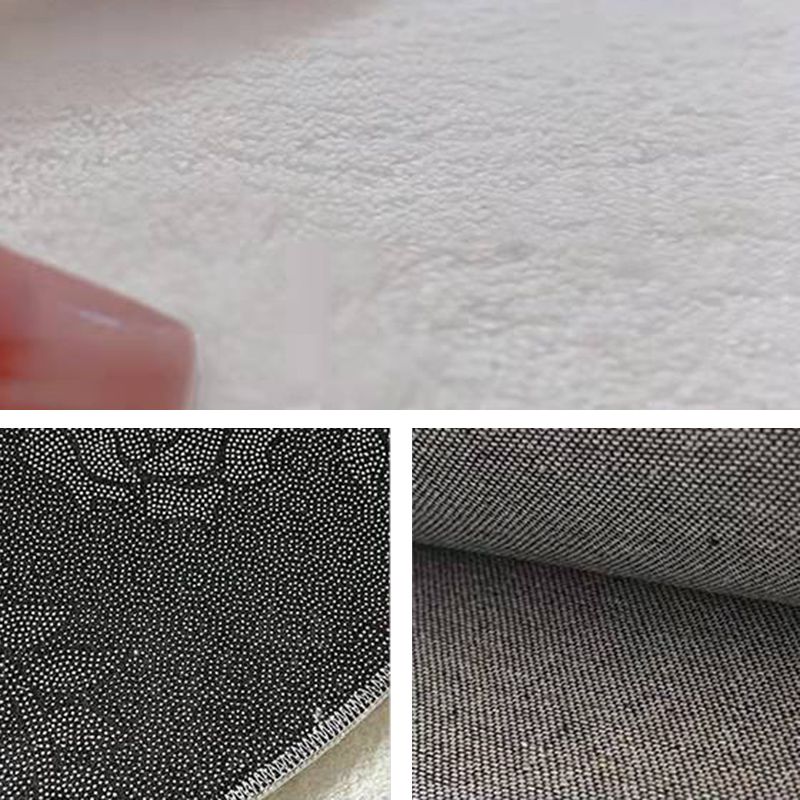 Green Modern Rug Polyester Flower Indoor Rug Washable Rug for Home Decor