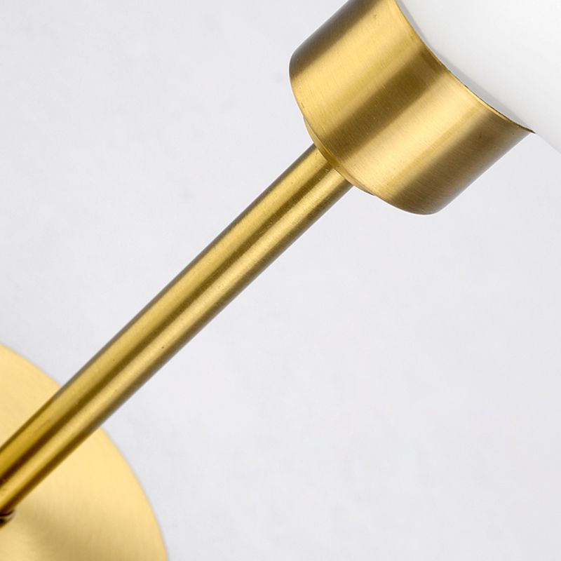 Modern Ceiling Light 1-Light Ceiling Mount Lamp with Glass Shade for Bedroom