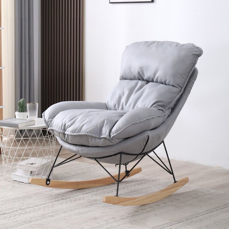 Nordic Light Luxury Single Rocking Sofa Chair Home Lounge Lazy Sofa Chair
