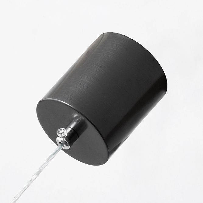 Linear Shape Island Pendant Contemporary Style Metal Single Light Hanging Island Light