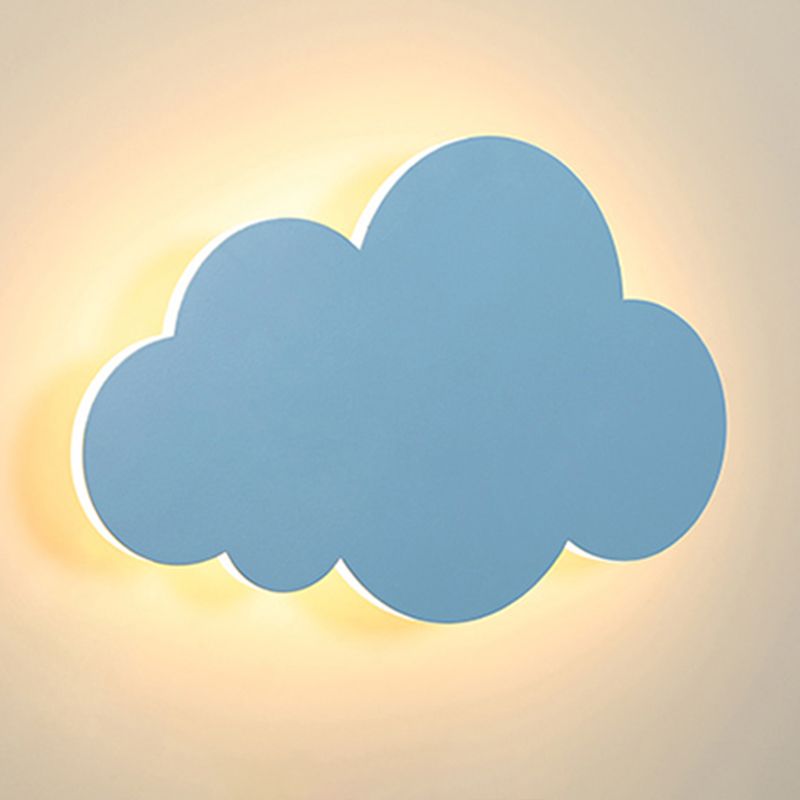 Metal Cloud Sconce Lights Modern Style 1 Light Wall Lighting Fixtures