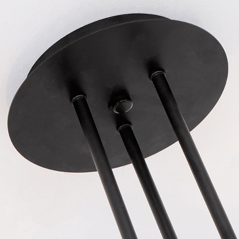 Black/Gold Aluminum Island Pendant Lighting Modern Island Hanging Light