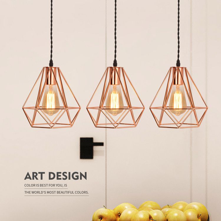 Diamond Cage colgante Luz de techo