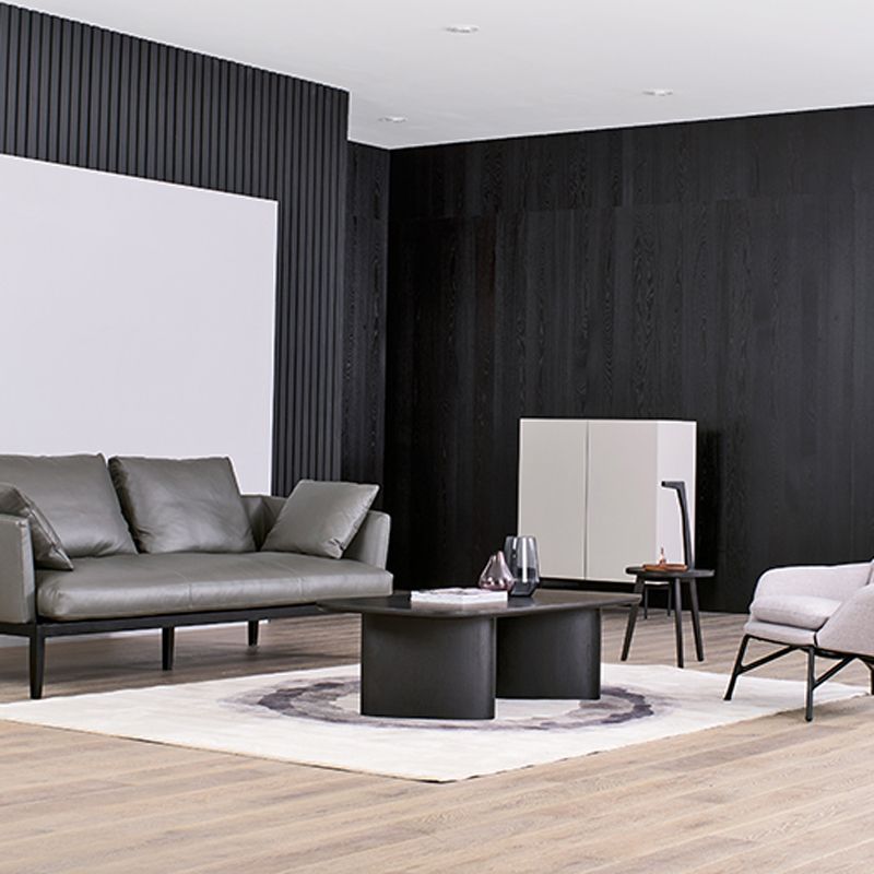 Rectangle Dining Table Solid Wood Dining Table with Double Pedestal