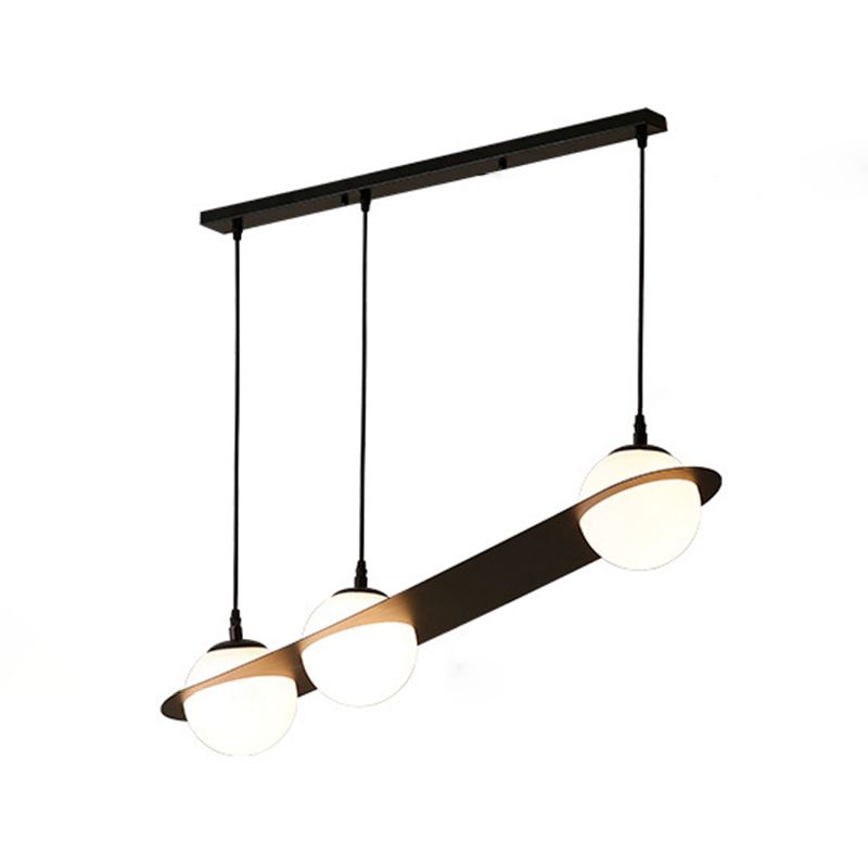 Globe Pendant Light Modern Kitchen Island Lighting Glass Island Light Fixture