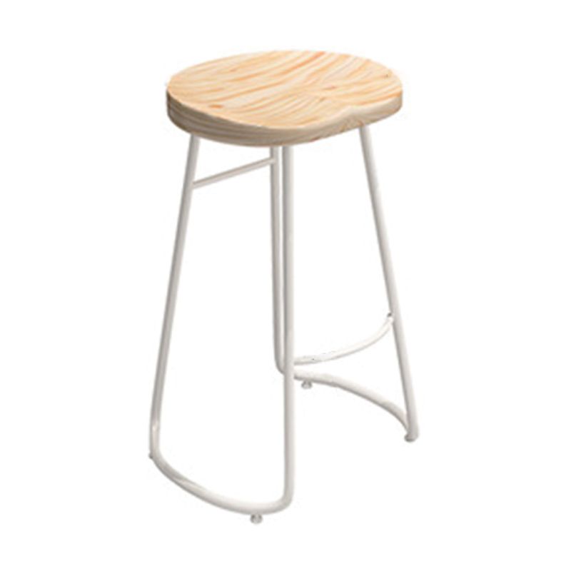 Contemporary Rectangular Bar Set 1/2/4 Pcs Solid Wood Counter and Bar Stools