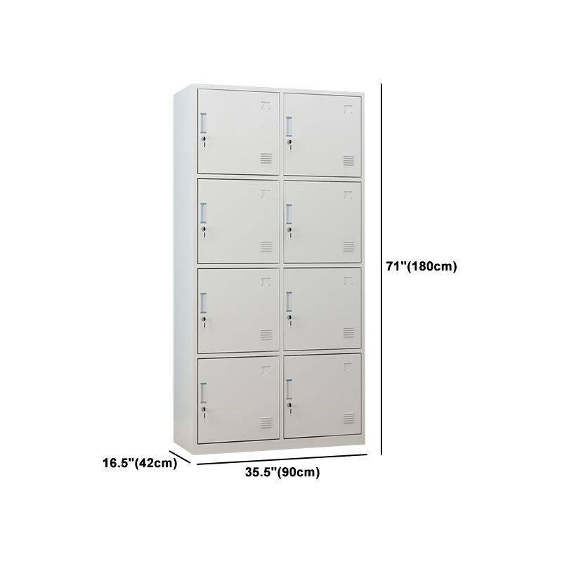 Contemporary Hinged Wardrobe Armoire Metal Wardrobe Cabinet for Home