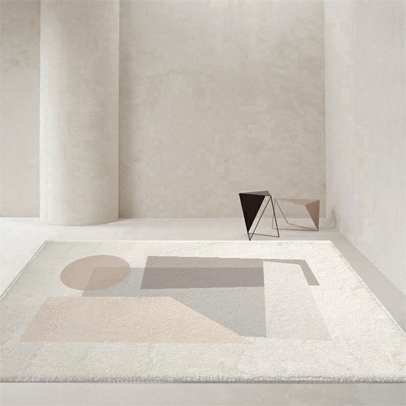 Patrón gráfico moderno alfombra del área de poliéster alfombra resistente a la alfombra resistente a las manchas para sala de estar para sala de estar