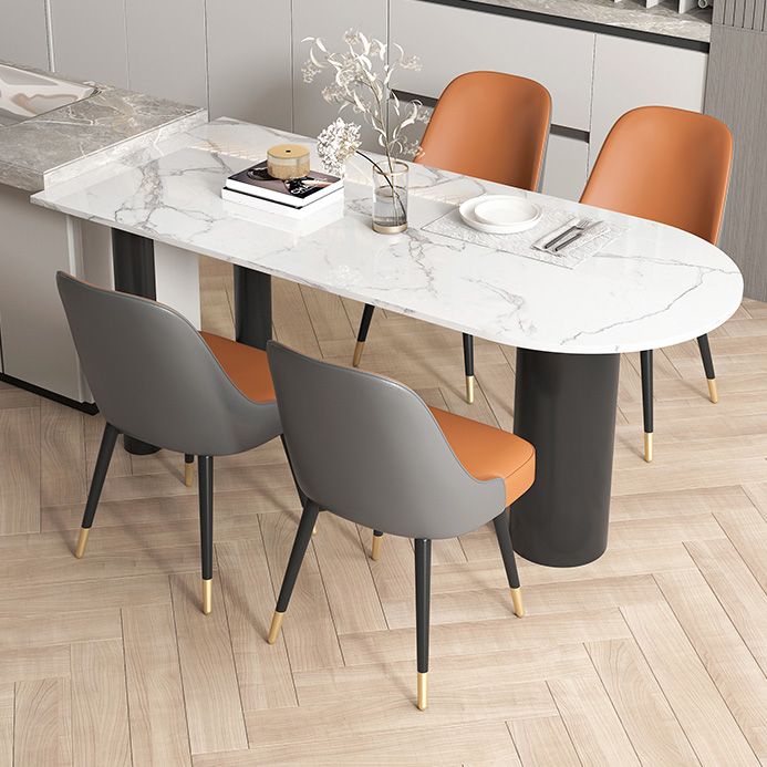 Modern Style Dining Table Stone 3 Legs Table for Dining Room