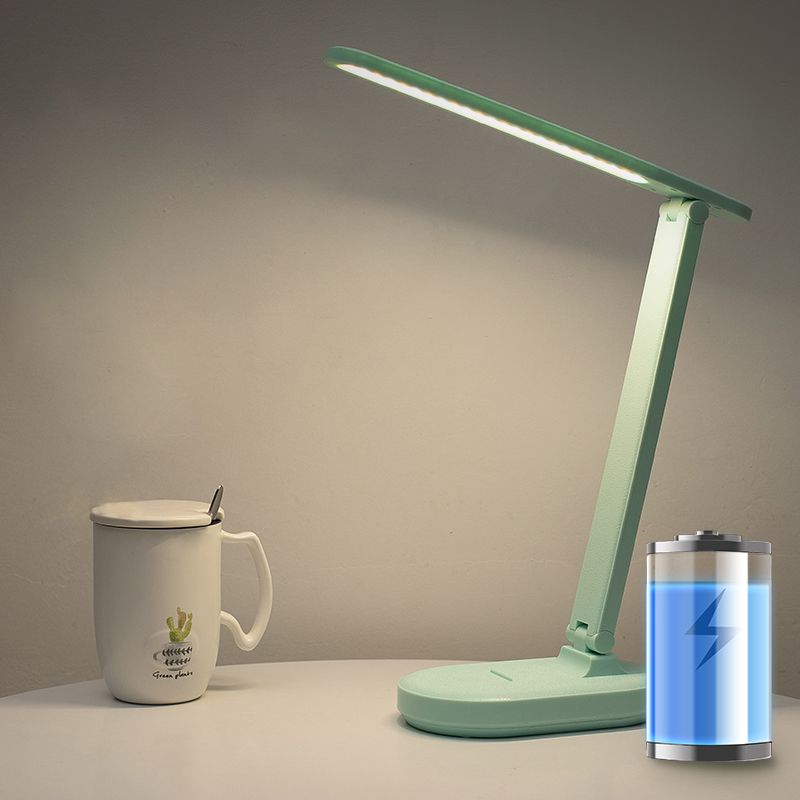 Rechteckige Schlafzimmer Lesen Lampenlampe LED -LED -USB -Tischleuchte LED