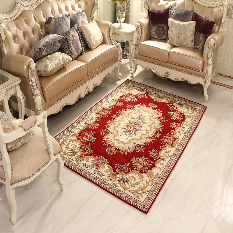 Empire Peony Rug Multi-Colored Traditional Carpet Synthetics Pet Friendly Anti-Slip Stain Resistant Runner Rug for Home