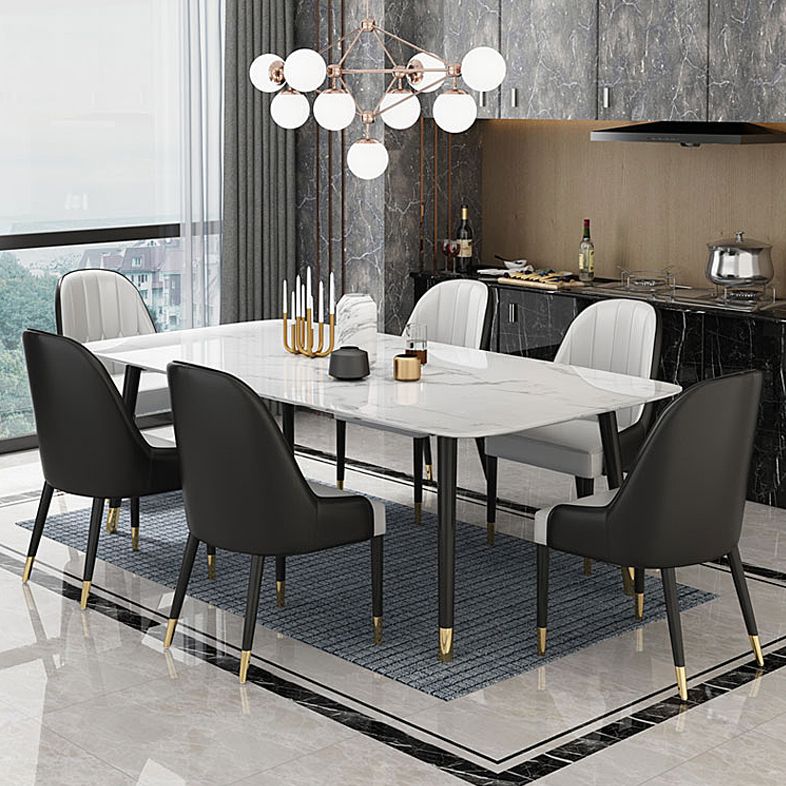 Silla de comedor de madera de estilo escandinavo, silla Parsons sin brazos (juego de 2)