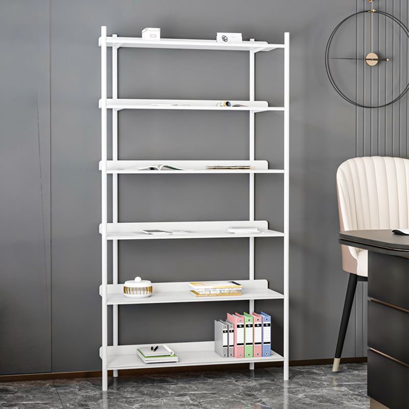 12.6" W Glam Shelf Bookcase Antique Finish Etagere Metal Bookshelf