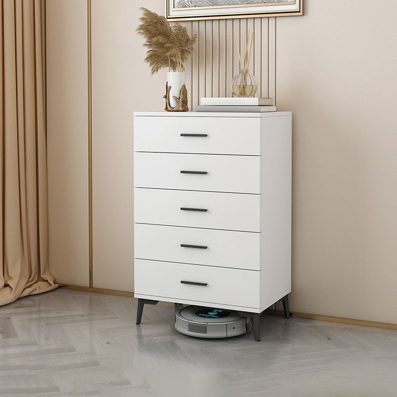 Modern Wooden Accent Cabinet with Black Straight Legs Storage Cabinet
