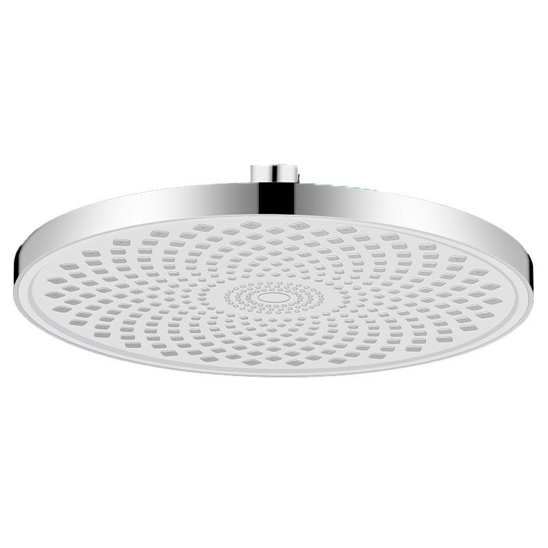 Round Fixed Shower Head Contemporary H2O Kinetic Technology Wall-Mount Shower Head