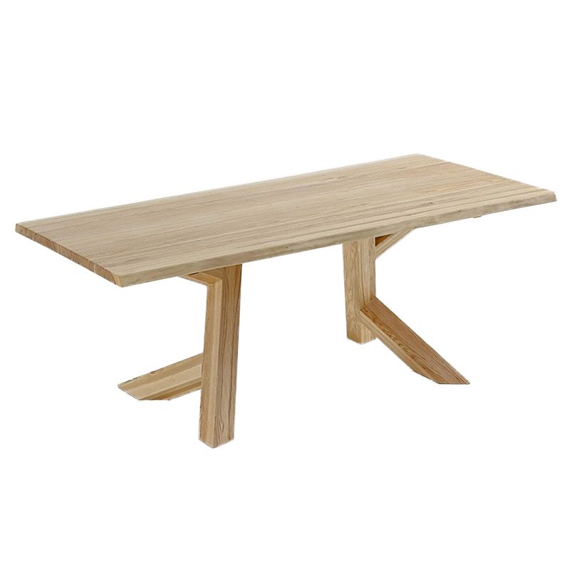 Modern Style Dinette Set 1/2/4/5 Pcs Rectangle Solid Wood Dinette Table with Chair