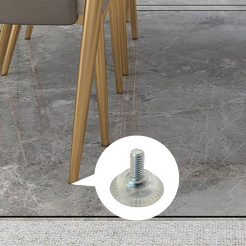 Modern Rectangle Stone Dining Table 1/2/5 Pieces Dining Set for Dining Room