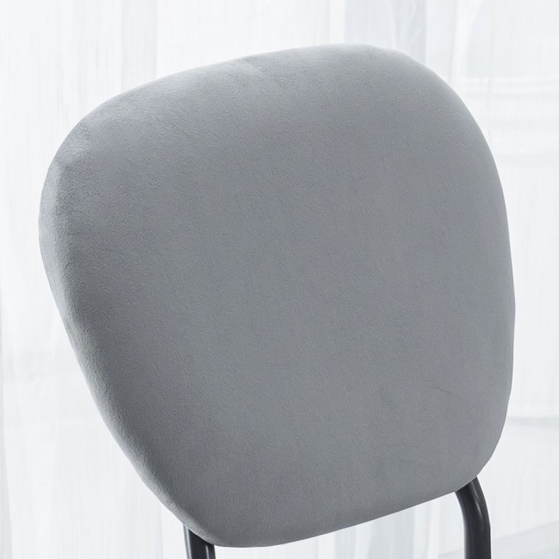 Contemporary Style Metal Dining Room Kitchen Chair Open Back Side Chairs