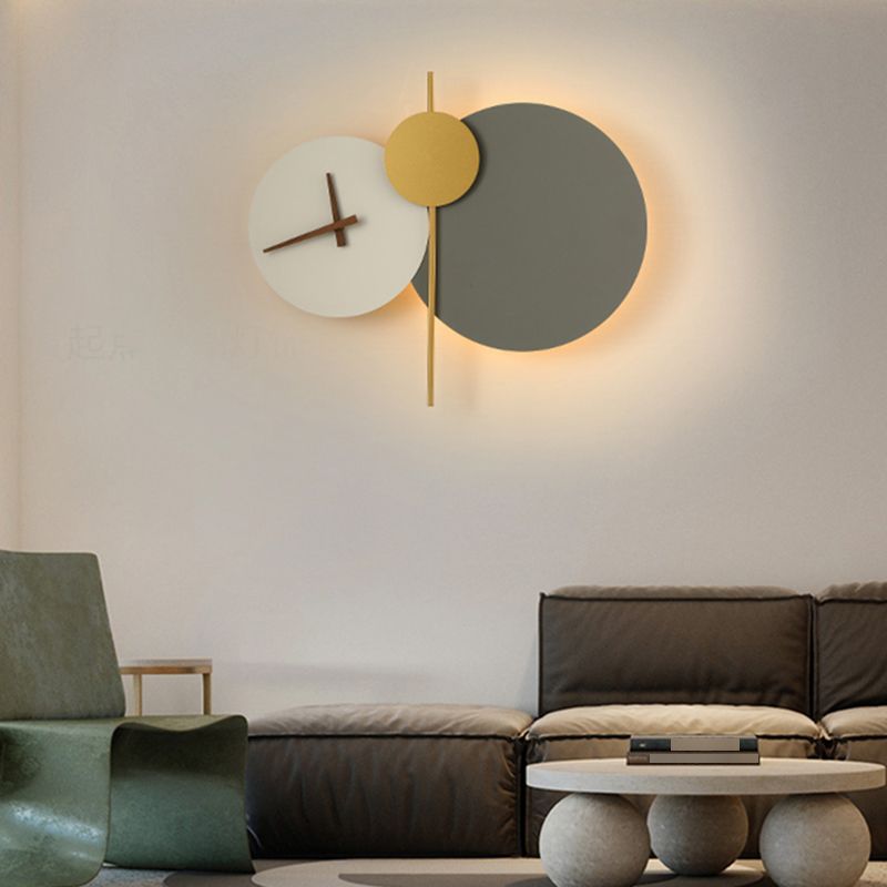 Geometry Shape Metal Wall Lighting Ideas Modern Style Wall Mounted Light Fixtures