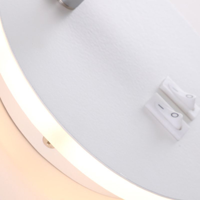 Lampada a 2 luci in metallo a parete moderna moderna geometrica