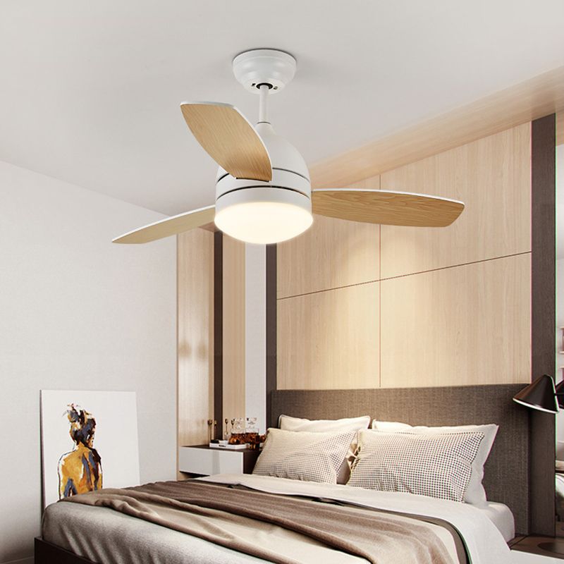 Modern Style Ceiling Fan Lamp Metal 1 Light Ceiling Fan Light for Children's Room