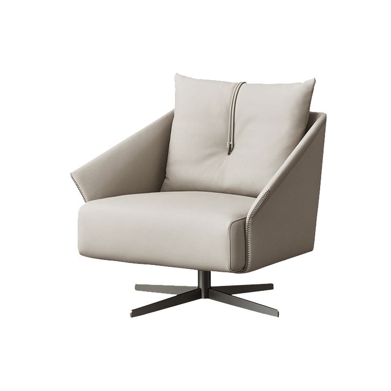 Faux Leather Chair 33" L x29.5"W x27.5"H Swivel Chair for Living Room