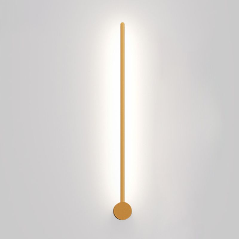 Soggiorno LED SCONCE LUMINA ALLA LAMA NORME NORME NORME MONTO MONTO CON OMBIO DI METALE LINEA