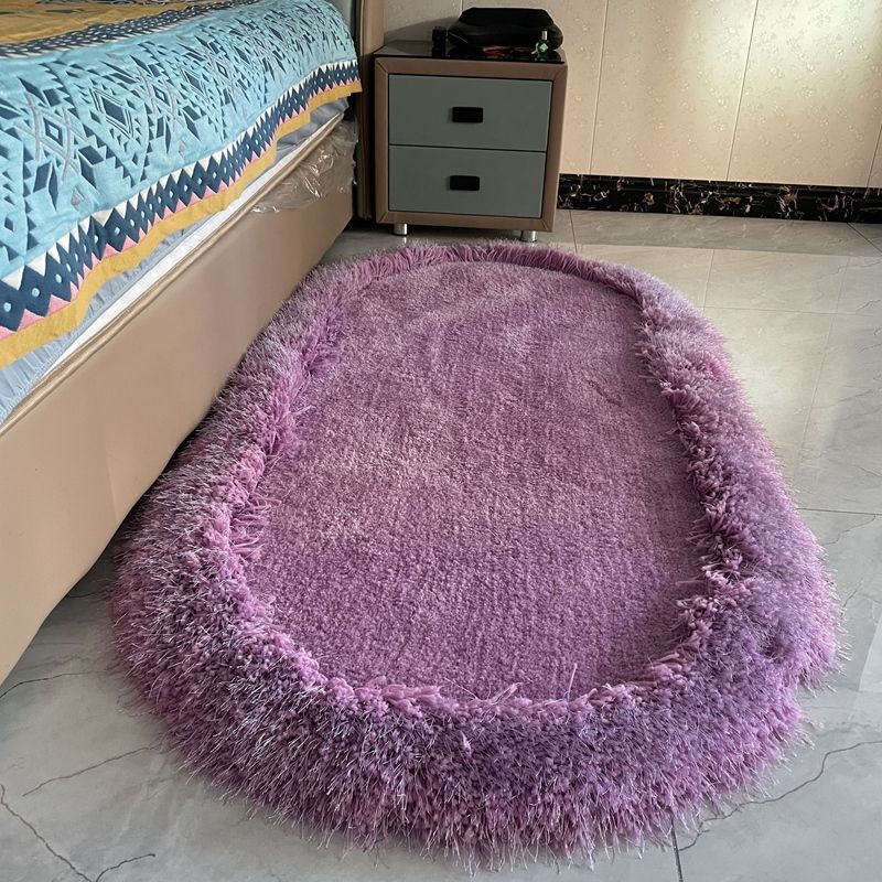 Chambre de chambre à coucher en peluche de couleur unie de couleur solide