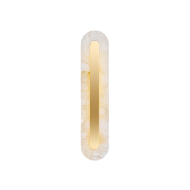 Single Modern Golden Wall Mounted Sconce LED Shaded Wall Light for Foyer