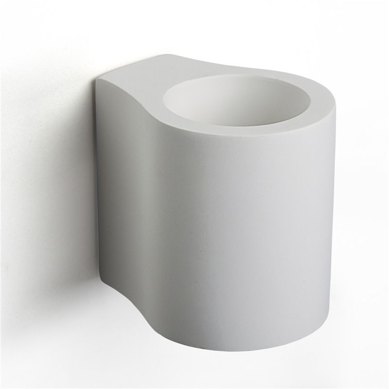 Modern Style Cylinder Wall Sconce Metal 2 Light Sconces for Outdoor