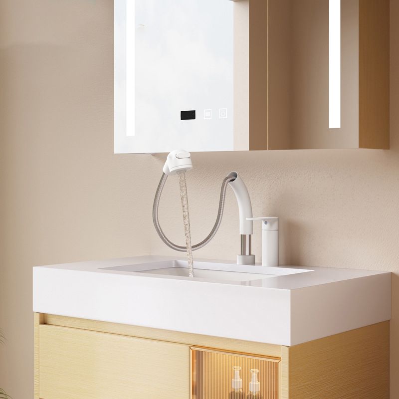 Contemporary Wood Sink Cabinet Bathroom Vanity Cabinet with Storage