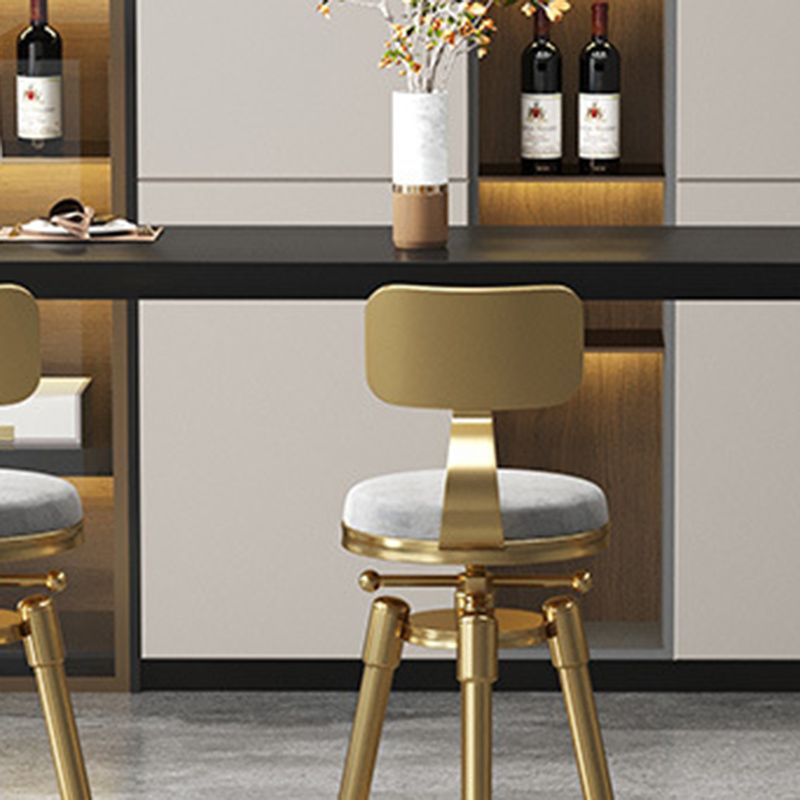 Glam Bar-height Table Solid Wood Top Pub Table for Living Room