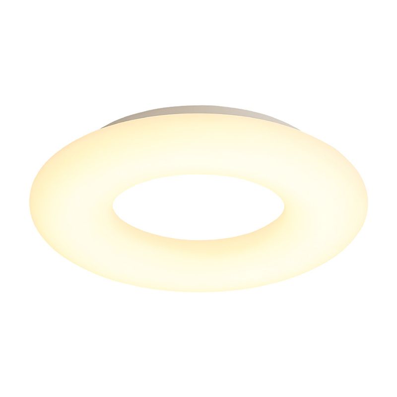 18"/23,5" brede donut acryl inbouwverlichting moderne LED dichtbij plafondlamp in wit