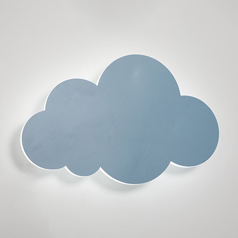 Modern Style Cloud Wall Mounted Lamps Metal 1 Light Wall Lamps