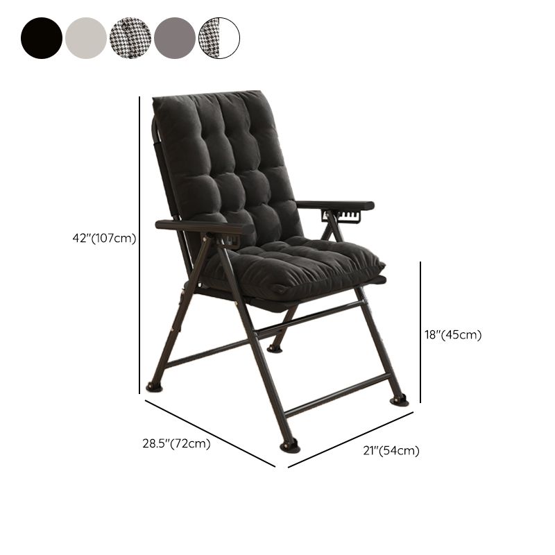 Metal Standard Recliner Solid Color Living Room Foldable Seat