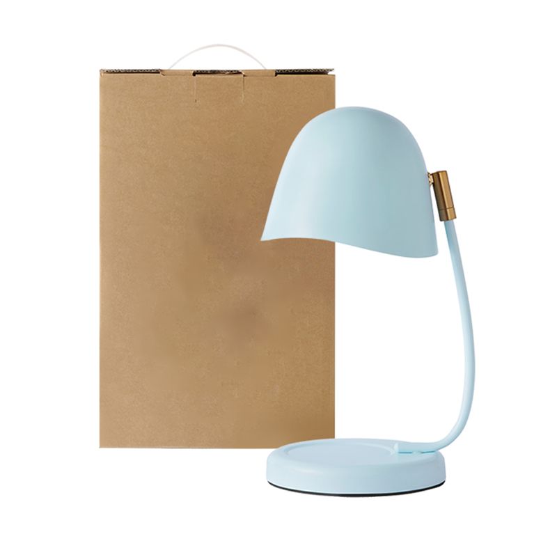 Nordic Metal Table Lamp Colorful Eggshell Shape Desk Lamp without Candles for Bedroom
