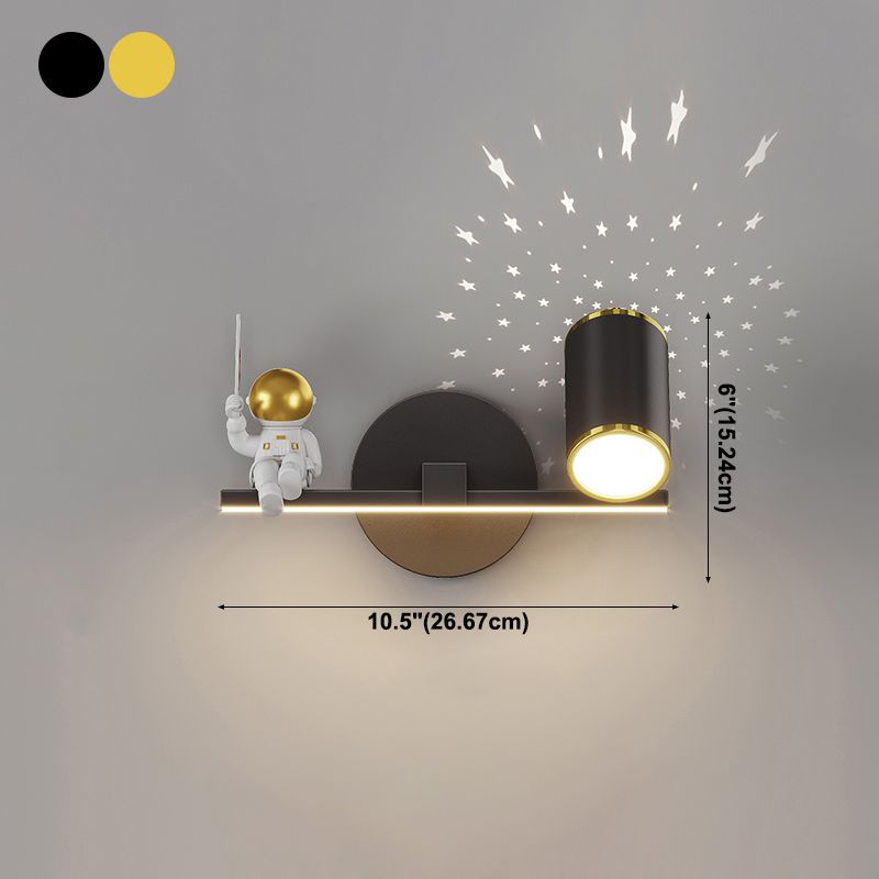 Kids Style Geometry Shape Wall Lights Metal 2-Light Wall Mount Lights