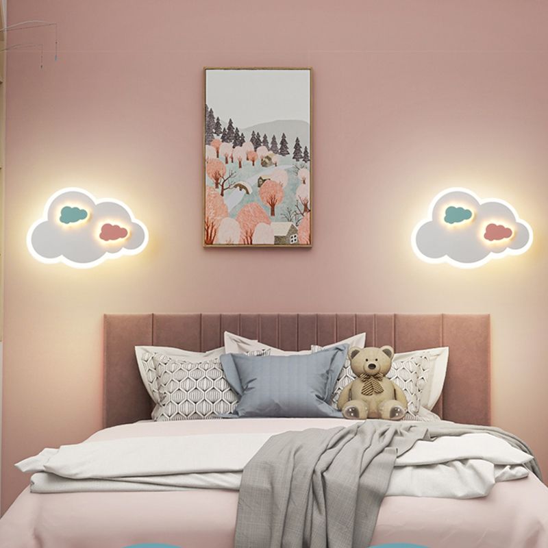 Lumo da parete moderno a parete creativa per la camera da letto per bambini