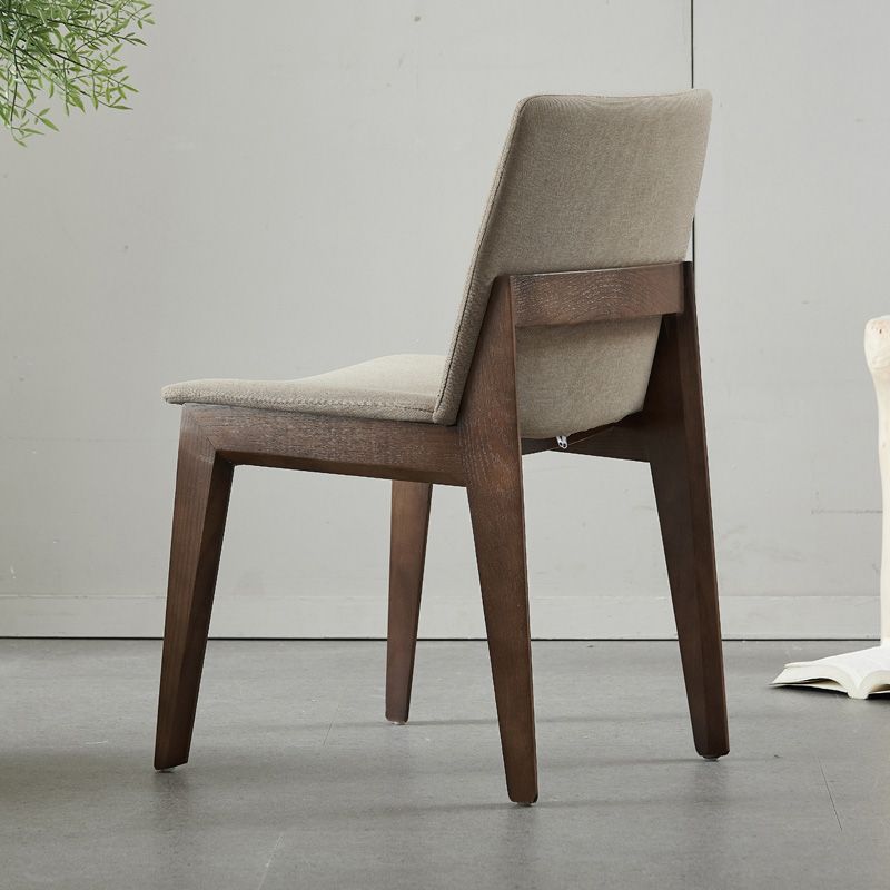 Dining Room Industrial Chair Upholstered Armless Dining Chairs